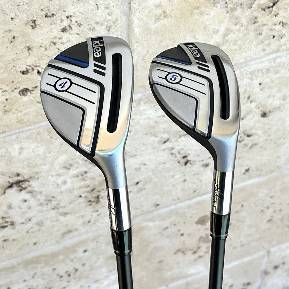 ADAMS Idea 2014 4 & 5 Hybrids Set Senior-Flex 55g Graphite RH 40" 39" Nice!